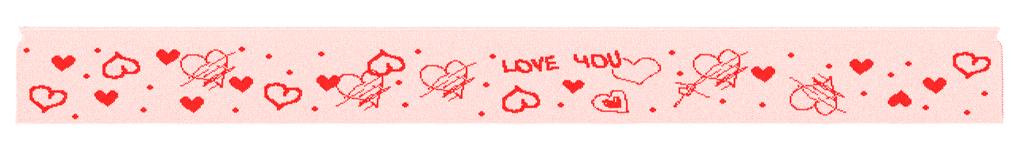 Pletený lem JQ - LOVE YOU