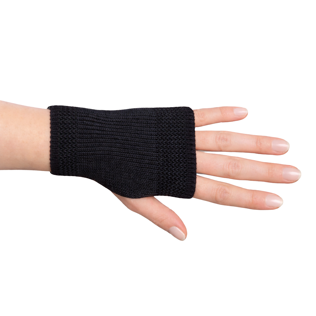 Rib Knit Thumb-Hole Cuff – Solid