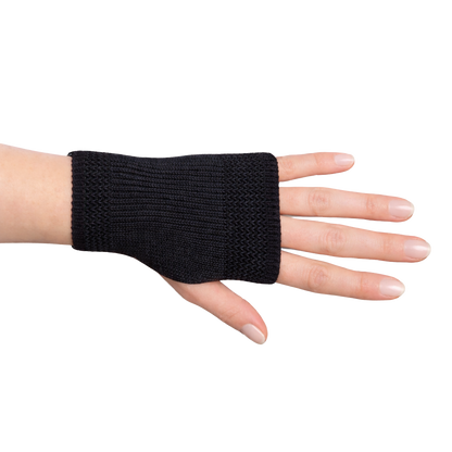 Rib Knit Thumb-Hole Cuff – Solid