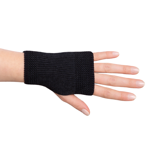 Rib Knit Thumb-Hole Cuff – Solid